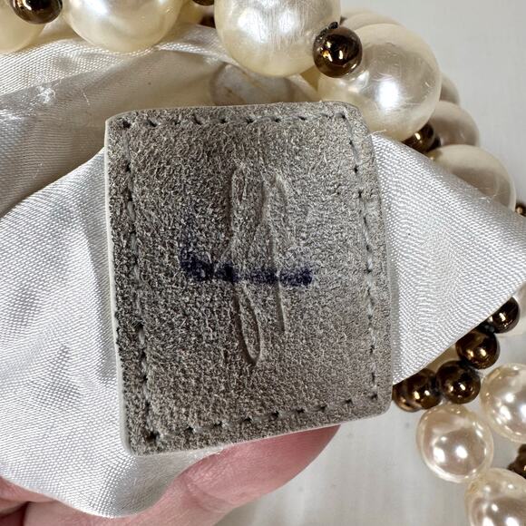 FREE PEOPLE Pearl Mini Crossbody Bag Chunky Glam Going Out Dressy Party - Picture 6 of 9